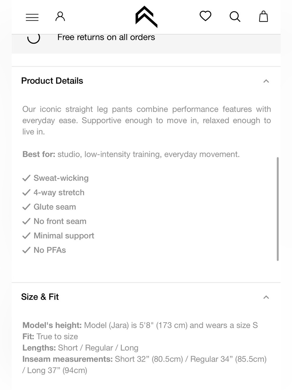 ONER ACTIVE SOFT MOTION STRAIGHT LEG PANTS - CHALK PINK - Picture 4 of 5